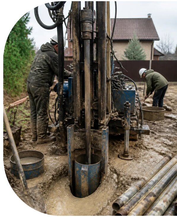 Углубление скважины на воду в Сланцах от 3100 р. | АПаруса-Слы